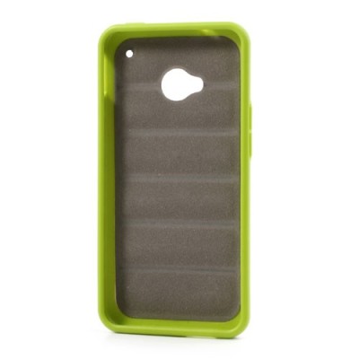 „Infisens“ Hybrid Bumper HTC One M7 zaļš apvalks / Vacins.lv