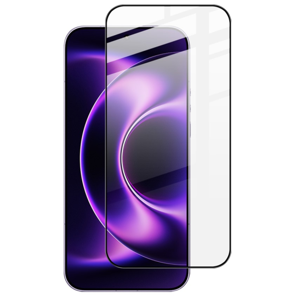 "IMAK" Tempered Glass pilna pārklājuma ekrāna aizsargs (1 gab.) ar rāmi - melns (Xiaomi 17 Ultra)