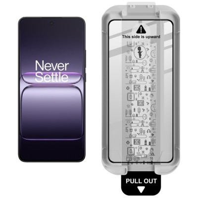 „IMAK“ Tempered Glass pilnai dengiantis apsauginis ekrano stiklas  (1 vnt.) su rėmeliu - juodas (OnePlus 15R / Ace 6T / Ace 6)