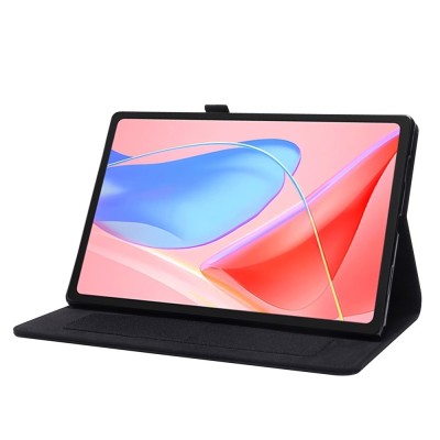 "Fashion" atvēramais tekstila maciņš - melns (Lenovo Tab 10.1)