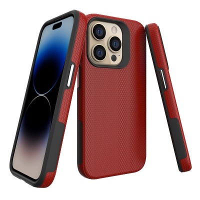 „TUTU“ Shockproof hard silicone case - red (iPhone 16 Pro Max)