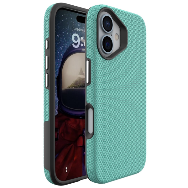 „TUTU“ Shockproof ciets silikona korpuss - zaļš (iPhone 16)