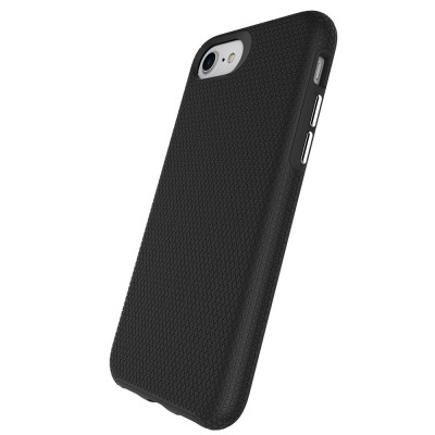 „TUKU“ Shockproof kieto silikono  dėklas - juodas (iPhone 17e / 16e)