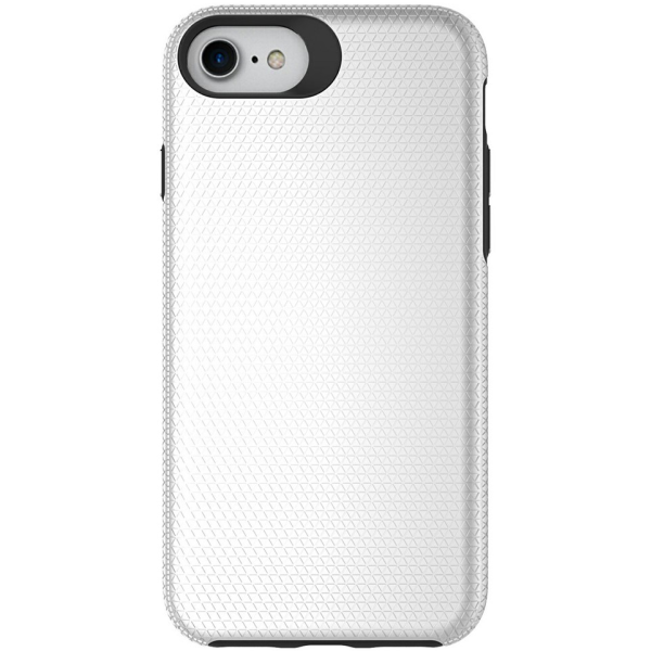 „TUKU“ Shockproof kieto silikono  dėklas - sidabrinis (iPhone 17e / 16e)