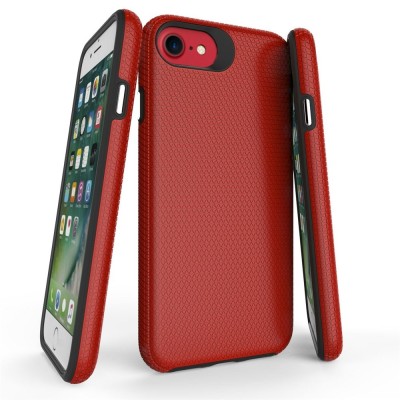 „TUTU“ Shockproof kõva silikoonümbris - punane (iPhone 17e / 16e)