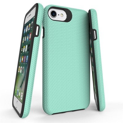 „TUTU“ Shockproof hard silicone case - green (iPhone 17e / 16e)