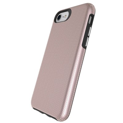 „TUTU“ Shockproof ciets silikona korpuss - rozs (iPhone 17e / 16e)