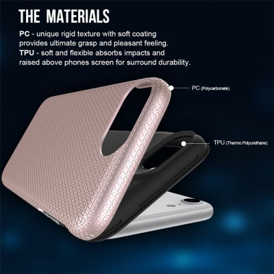 „TUTU“ Shockproof kõva silikoonümbris - roosa (iPhone 17e / 16e)