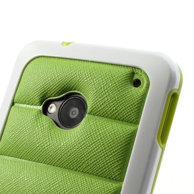 „Infisens“ Hybrid Bumper HTC One M7 zaļš apvalks / Vacins.lv
