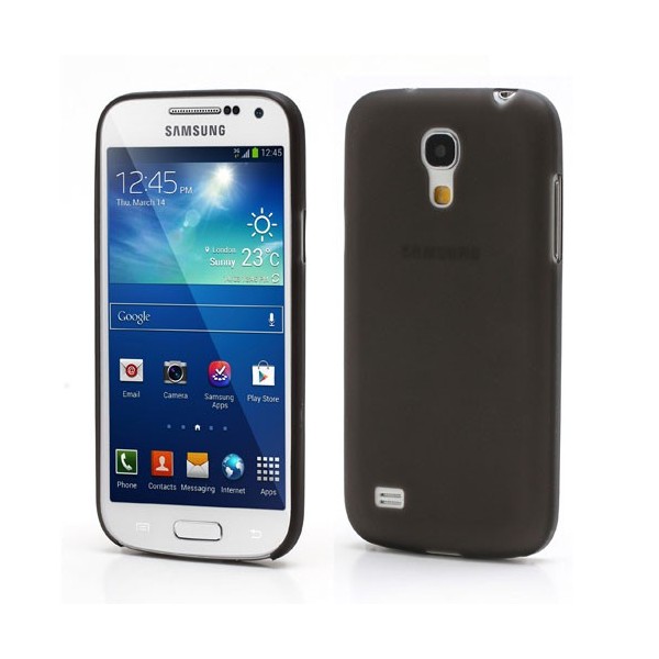 Ploniausias plastikinis dėklas - juodas (Galaxy S4 mini)
