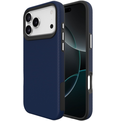 „TUTU“ Shockproof ciets silikona korpuss - tumši zils (iPhone 17 Pro)