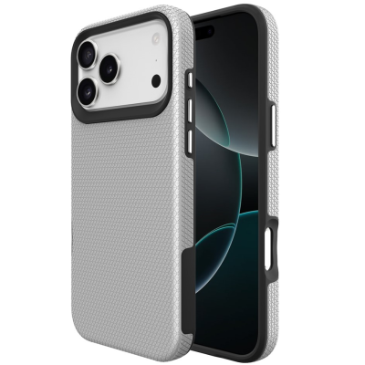 „TUTU“ Shockproof ciets silikona korpuss - sudrabs (iPhone 17 Pro)