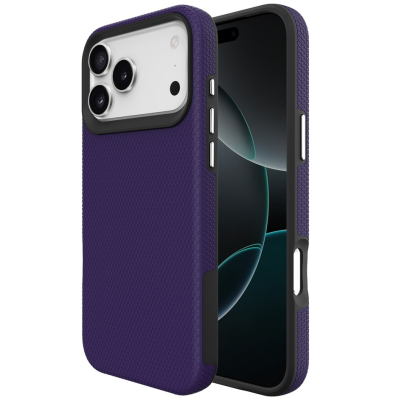 „TUTU“ Shockproof kieto silikono  dėklas - violetinis (iPhone 17 Pro)
