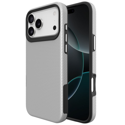 „TUTU“ Shockproof ciets silikona korpuss - sudrabs (iPhone 17 Pro Max)