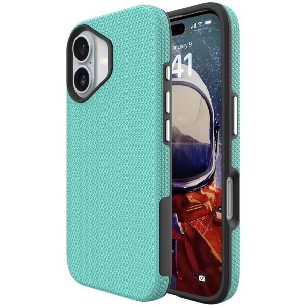 „TUKU“ Shockproof kieto silikono  dėklas - žalias (iPhone 17)