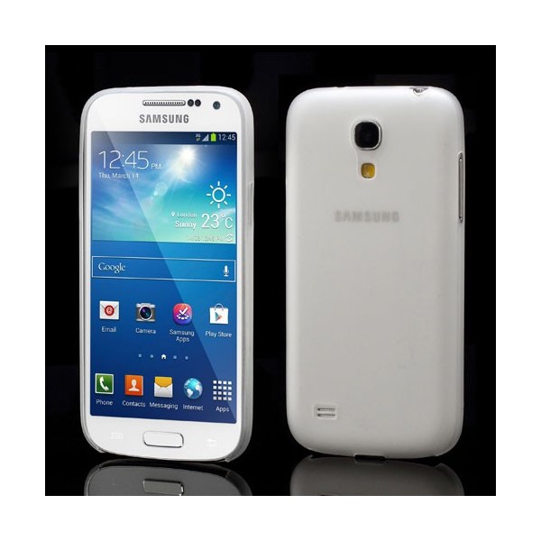 Ploniausias plastikinis dėklas - baltas (Galaxy S4 mini)