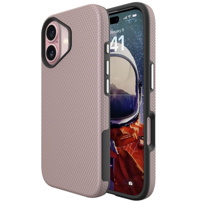 „TUTU“ Shockproof hard silicone case - pink (iPhone 17)