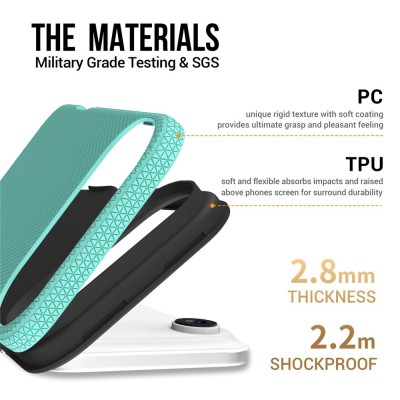 „TUTU“ Shockproof ciets silikona korpuss - zaļš (iPhone Air)