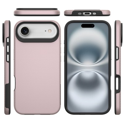 „TUTU“ Shockproof kieto silikono  dėklas - rožinis (iPhone Air)