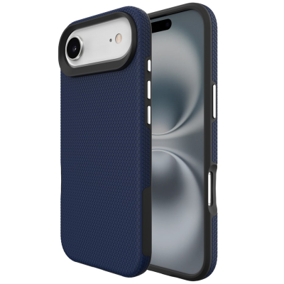 „TUTU“ Shockproof hard silicone case - dark blue (iPhone Air)
