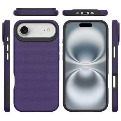 „TUTU“ Shockproof kieto silikono  dėklas - violetinis (iPhone Air)