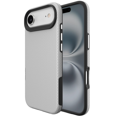 „TUTU“ Shockproof hard silicone case - silver (iPhone Air)