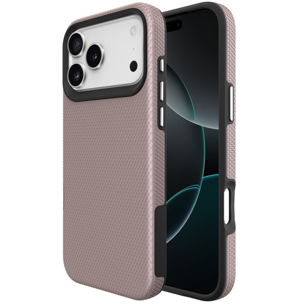„TUKU“ Shockproof kieto silikono  dėklas - rožinis (iPhone 17 Pro Max)