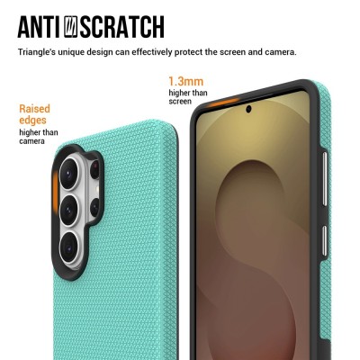 „TUTU“ Shockproof ciets silikona korpuss - zaļš (Galaxy S26 Ultra)