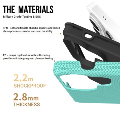 „TUTU“ Shockproof hard silicone case - green (Galaxy S26 Ultra)