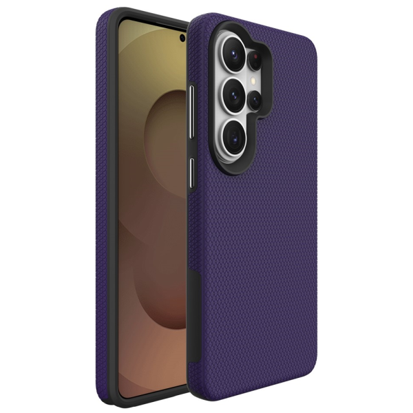 „TUTU“ Shockproof kieto silikono  dėklas - violetinis (Galaxy S26 Ultra)