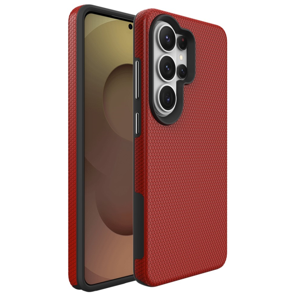 „TUTU“ Shockproof kieto silikono  dėklas - raudonas (Galaxy S26 Ultra)