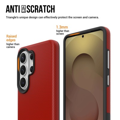 „TUTU“ Shockproof kõva silikoonümbris - punane (Galaxy S26 Ultra)