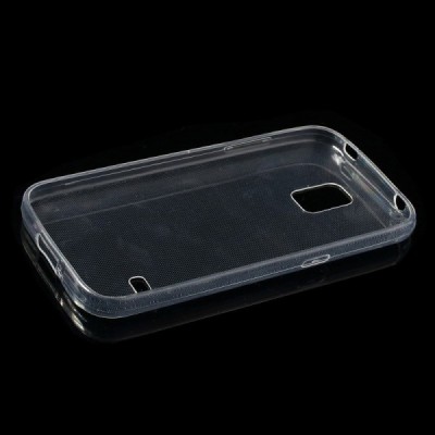 Samsung Galaxy S5 (S5 Neo) dzidrs (caurspīdīgs) cieta silikona TPU pasaulē planākais apvalks / Vacins.lv