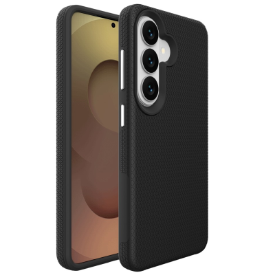 „TUTU“ Shockproof ciets silikona korpuss - melns (Galaxy S26)