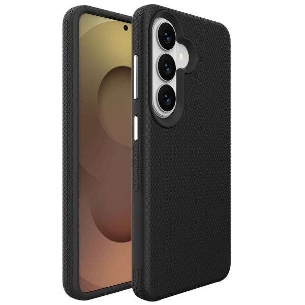 „TUTU“ Shockproof ciets silikona korpuss - melns (Galaxy S26)