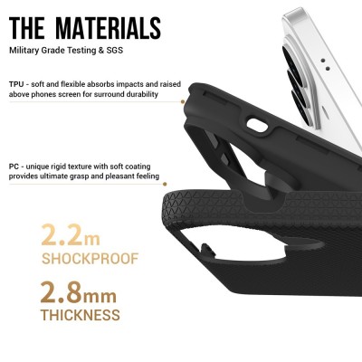 „TUTU“ Shockproof ciets silikona korpuss - melns (Galaxy S26)