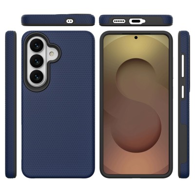 „TUTU“ Shockproof ciets silikona korpuss - tumši zils (Galaxy S26)