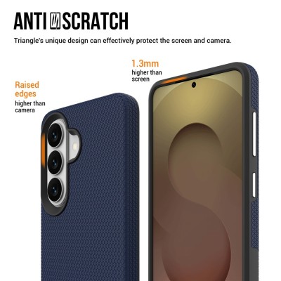„TUTU“ Shockproof hard silicone case - dark blue (Galaxy S26)