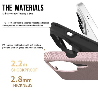 „TUTU“ Shockproof hard silicone case - pink (Galaxy S26)