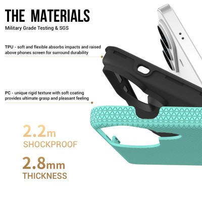 „TUKU“ Shockproof kieto silikono  dėklas - žalias (Galaxy S26)