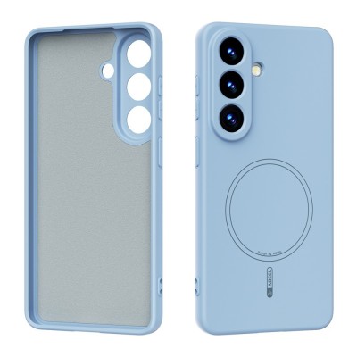 "ABEEL" cieta silikona (TPU) apvalks - zils (Galaxy S26)