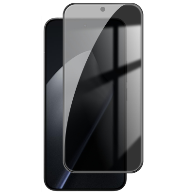 "YIMI" Tempered Glass melns ekrāna aizsargstikls - privāta (Xiaomi 15T Pro)