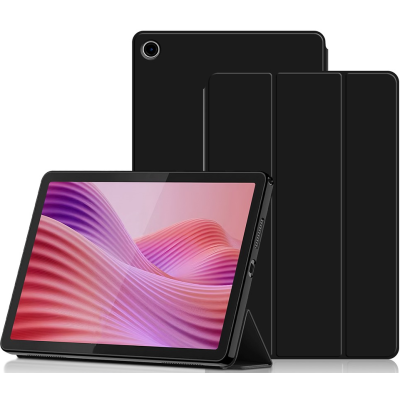 "Stylus" atvēramais maciņš - melns (Lenovo Tab 10.1)