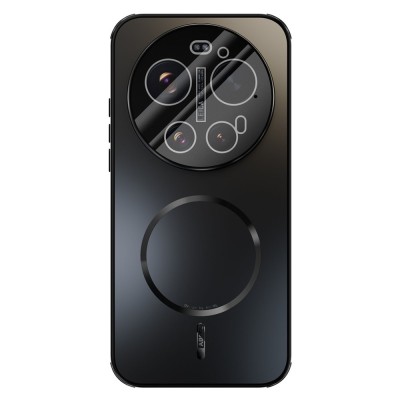 „ABEEL“ MagSafe kieto silikono (TPU) dėklas - juodas (Xiaomi 17 Ultra)