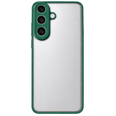 "Mofan" Clear Hard Silicone (TPU) Case - green (Galaxy S26)