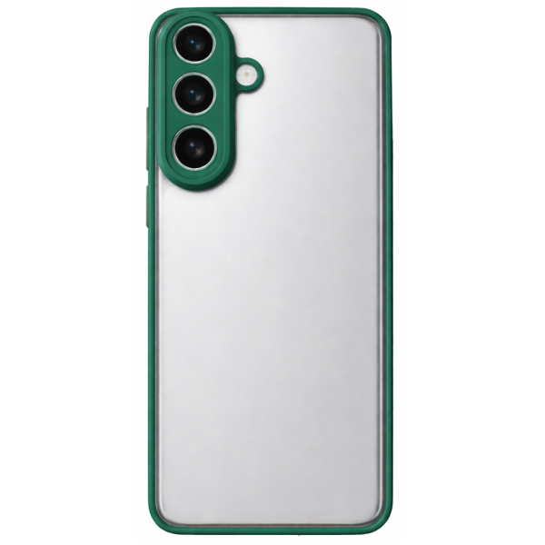 "Mofan" Clear Hard Silicone (TPU) Case - green (Galaxy S26+)