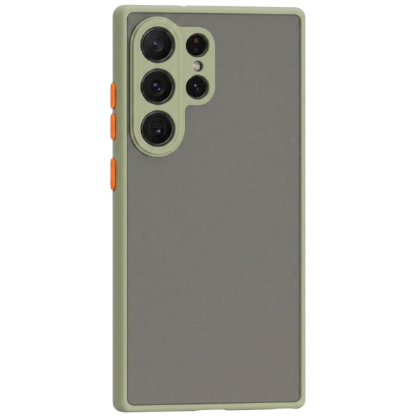 „Mofan“ skaidrus kieto silikono (TPU) dėklas - šviesiai žalias (Galaxy S26 Ultra)