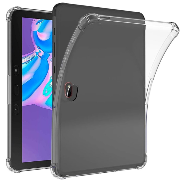 Sustiprintos apsaugos kieto silikono (TPU) dėklas - skaidrus (Galaxy Tab Active Pro / Tab Active4 Pro /  / Active5 Pro)