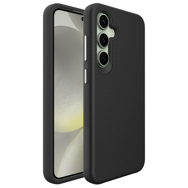 „TUTU“ Shockproof ciets silikona korpuss - melns (Galaxy S24 FE)