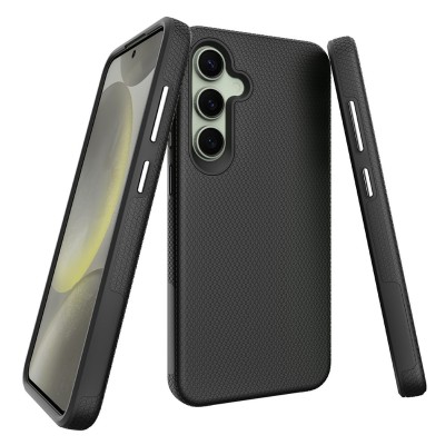„TUKU“ Shockproof kieto silikono  dėklas - juodas (Galaxy S24 FE)